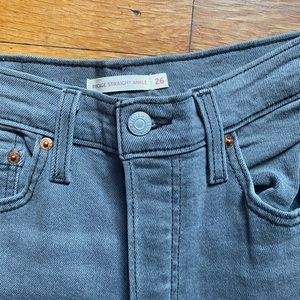 levi’s rib cage straight ankle jeans